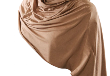 Hijab en jersey - Marron