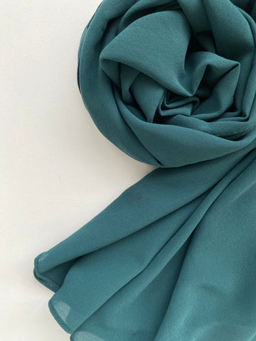 Chiffon Hijab - Almond Green