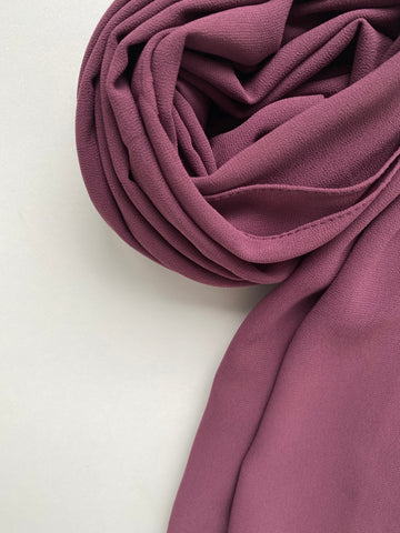 Chiffon Hijab - Plum