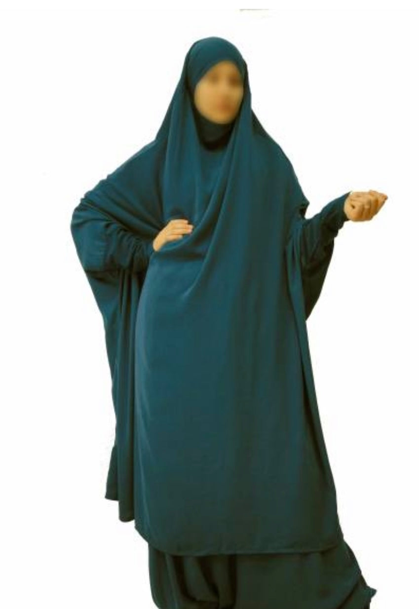 2-piece jilbab Lycra sleeves - Main Image