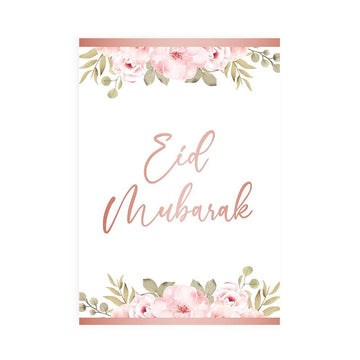 Carte Eid Mubarak rose