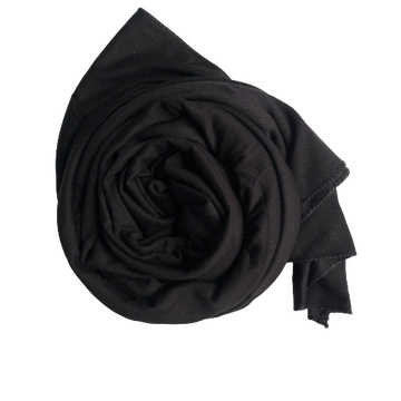 Hijab en jersey - Noir
