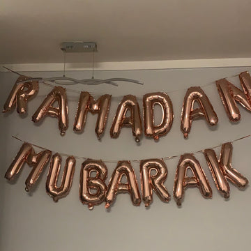 Ballon métallisé « Ramadan Mubarak